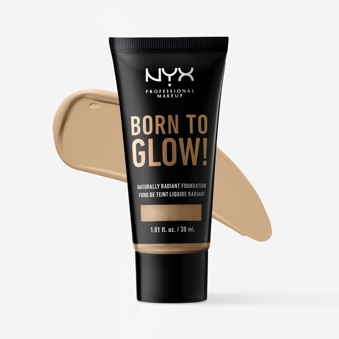 NYX Born To Glow Radiant Foundation - 6.5 Nude
