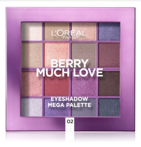 L'Oreal Paris Berry Much Love Eyeshadow Mega Palette - 02