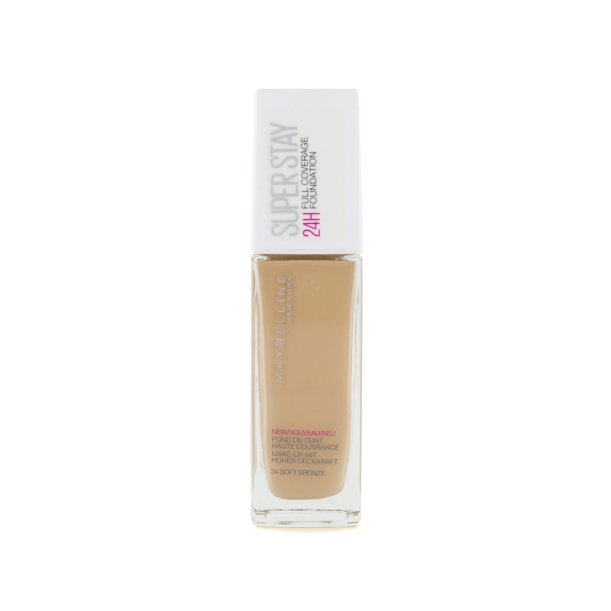 Maybelline Superstay 24H Full Coverage Foundation - 34 Soft Bronze