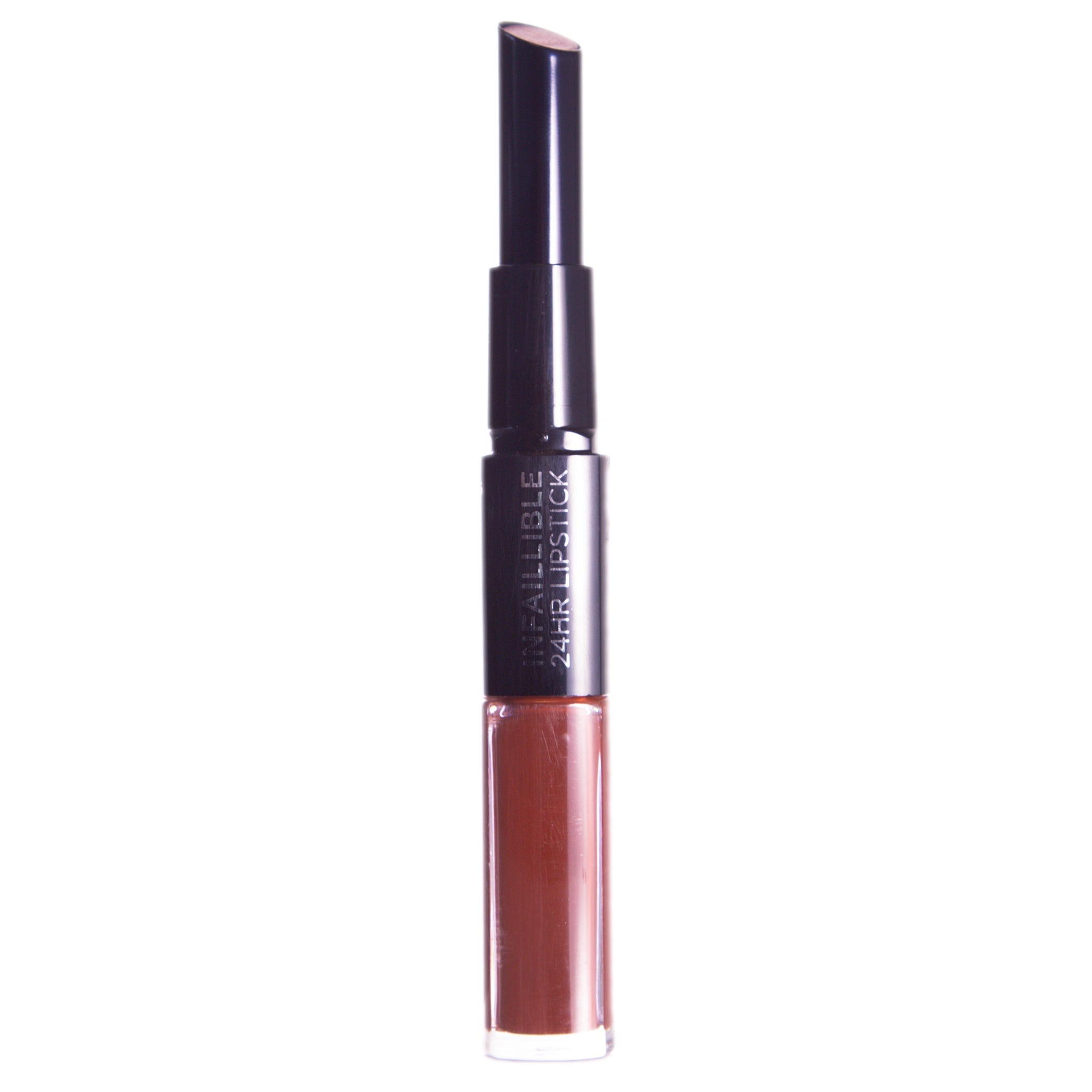 [B-GRADE] L'Oreal Paris Infallible 24HR 2 Step Lipstick - 117 Perpetual Brown
