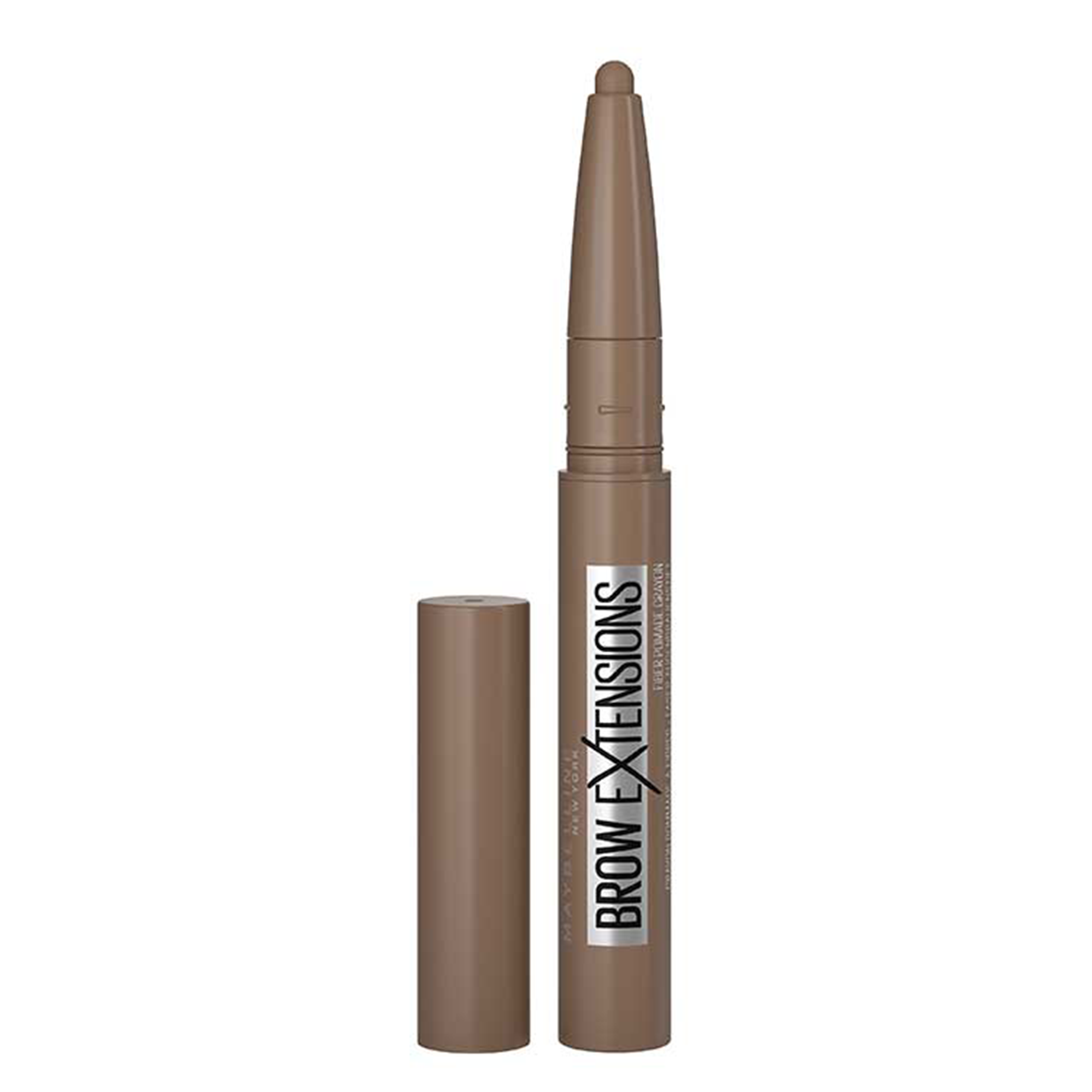 [B-GRADE] Maybelline Brow Extensions Fiber Pomade Crayon - 02 Soft Brown