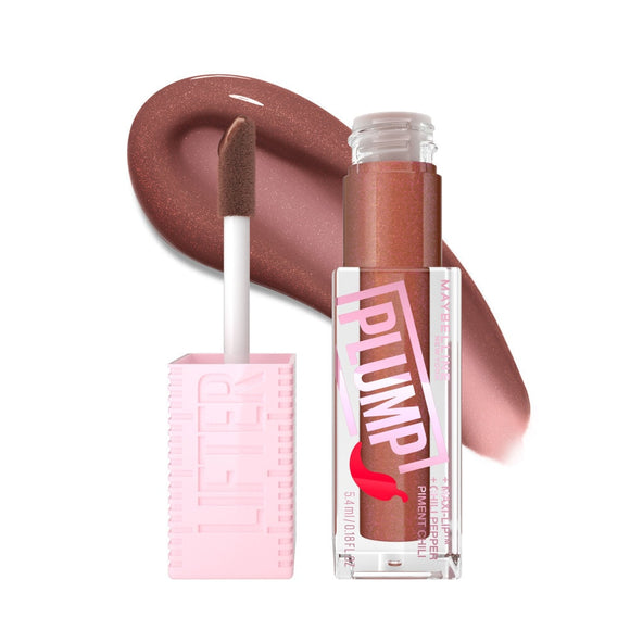 Maybelline Lifter Plump With Chili Pepper Lipstick - 007 Cocoa Zing