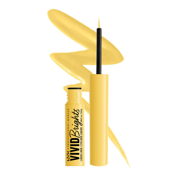 NYX Vivid Brights Matte Liquid Eyeliner - 03 Had Me At Yellow