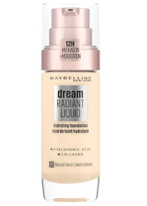 Maybelline Dream Radiant Liquid Foundation - 1 Natural Ivory