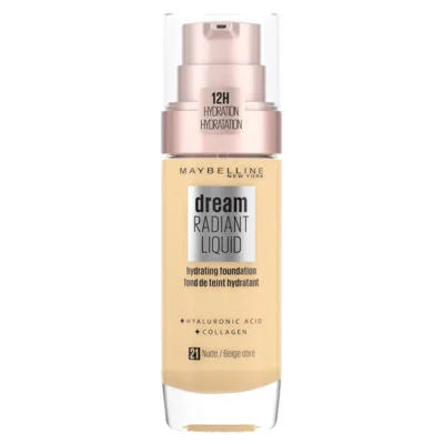 Maybelline Dream Radiant Liquid Foundation - 021 Nude