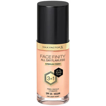 Max Factor Face Finity 3 In 1 All Day Flawless Foundation - C40 Light Ivory