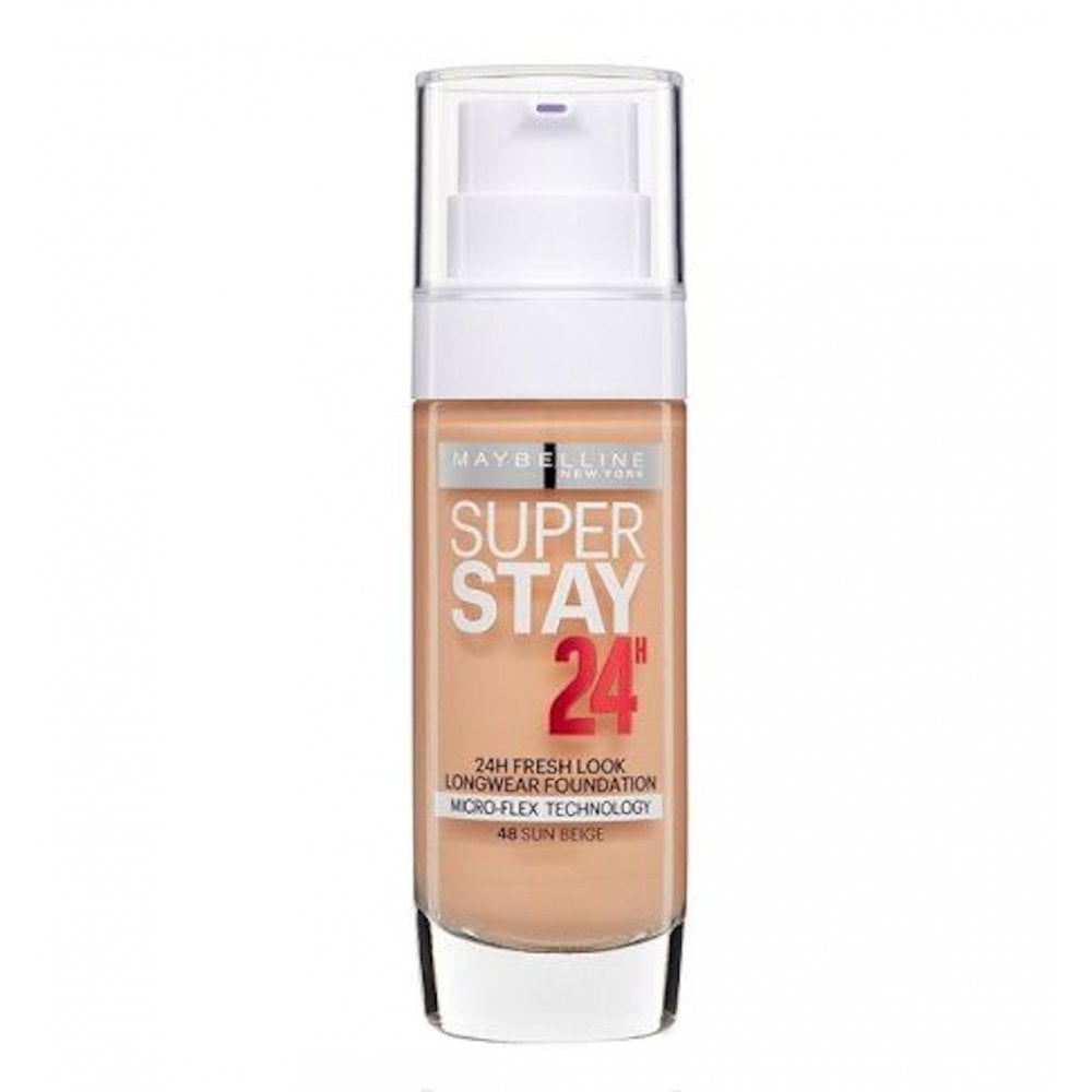 Maybelline New York Long-Lasting Super Stay 24H Foundation  - 48 Sun Beige