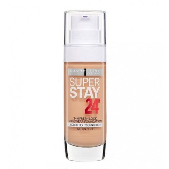 Maybelline New York Long-Lasting Super Stay 24H Foundation  - 48 Sun Beige