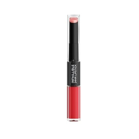 L'Oreal Paris Infallible 24HR 2 Step Lipstick - 506 Red Infaillible