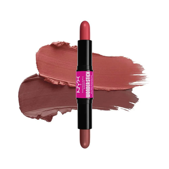 NYX Wonder Stick Duo - Ended Cream Blush Stick - 03 Coral + Deep Peach
