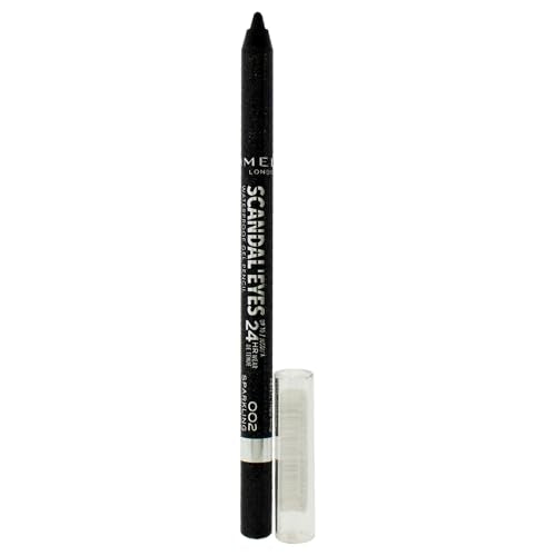 Rimmel Scandal'Eyes 24Hr Wear Eyeliner Pencil Waterproof - 002 Sparkling Black