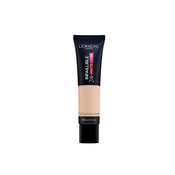 L'Oreal Paris Ifaillible 24H Matte Cover Foundation - 155 Natural Rose