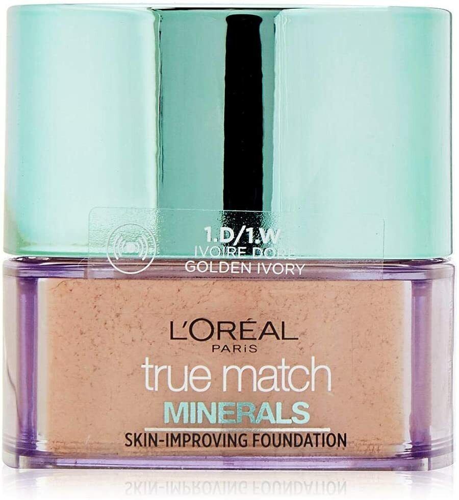 L'Oreal True Match Minerals Skin-Improving Foundation - 1.D/1.W Golden Ivory