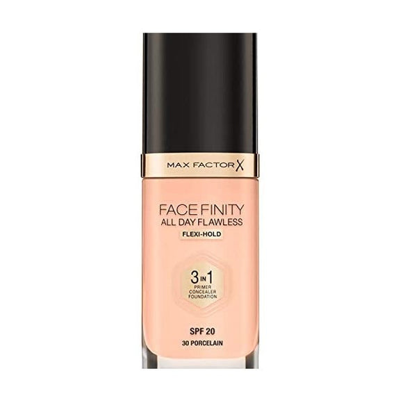 Max Factor Face Finity 3 In 1 All Day Flawless Foundation - 30 Porcelain