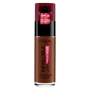 L'Oreal Infaillinle 32H Fresh Wear Foundation - 390 Ebony