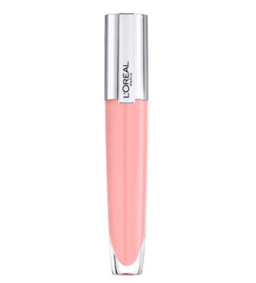 L'Oreal Rouge Signature Plumping Sheer Pink Lip Gloss - 402 Soar