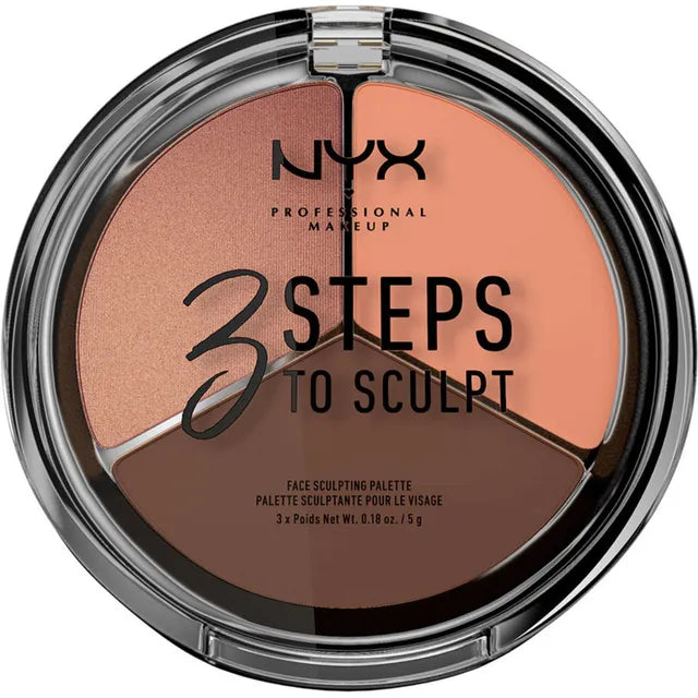 NYX 3 Steps To Sculpt Palette - 04 Deep