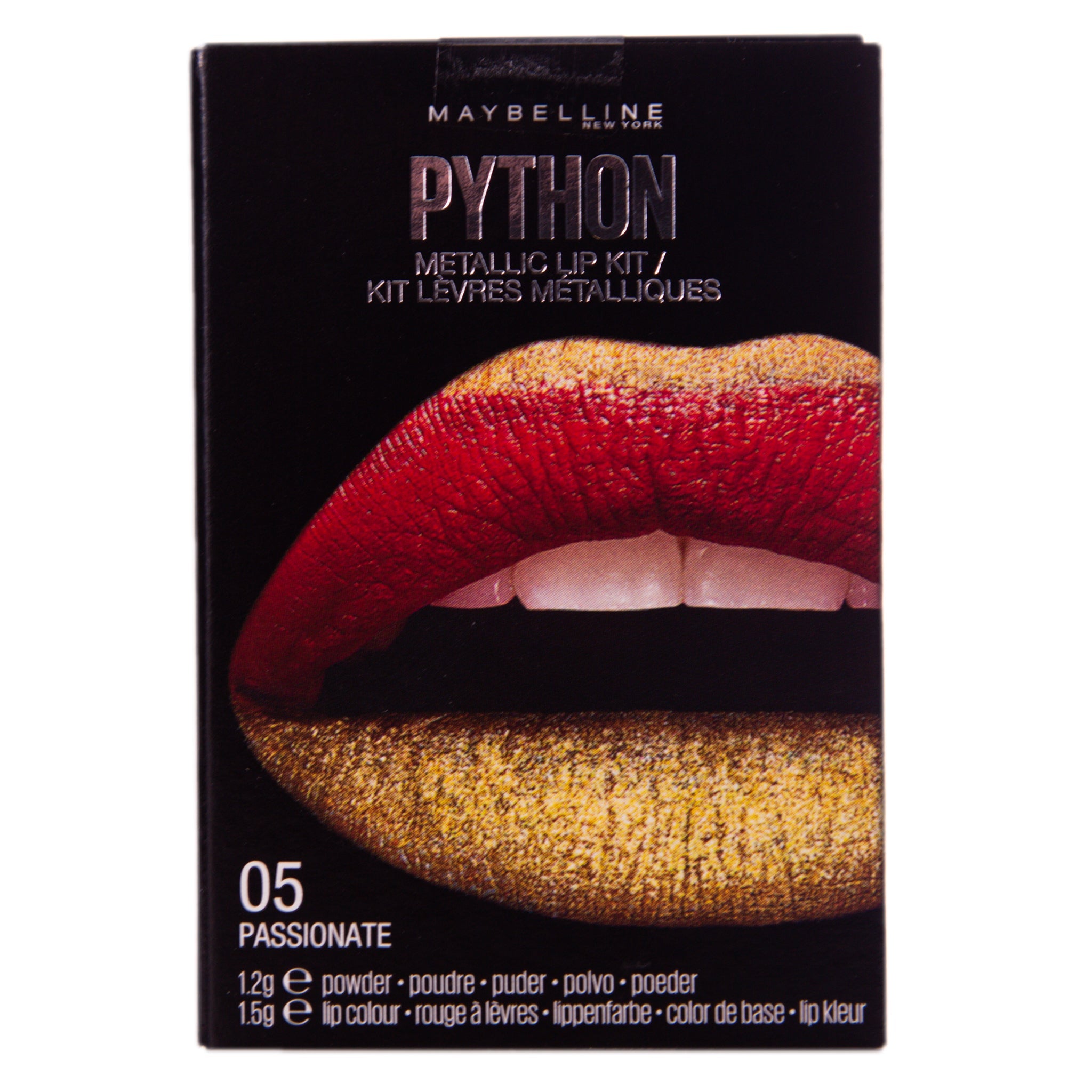 Maybelline Python Metallic Lip Kit Lipstick - 05 Passionate