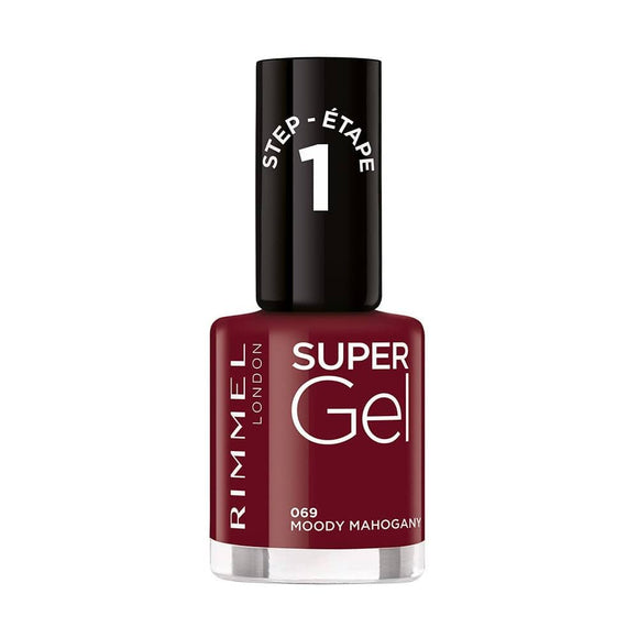 Rimmel Super Gel Nail Polish - 069 Moody Mahogany