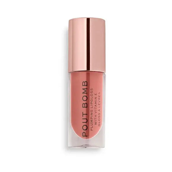 Revolution Pout Bomb Plumping Lip Gloss - Kiss Nude