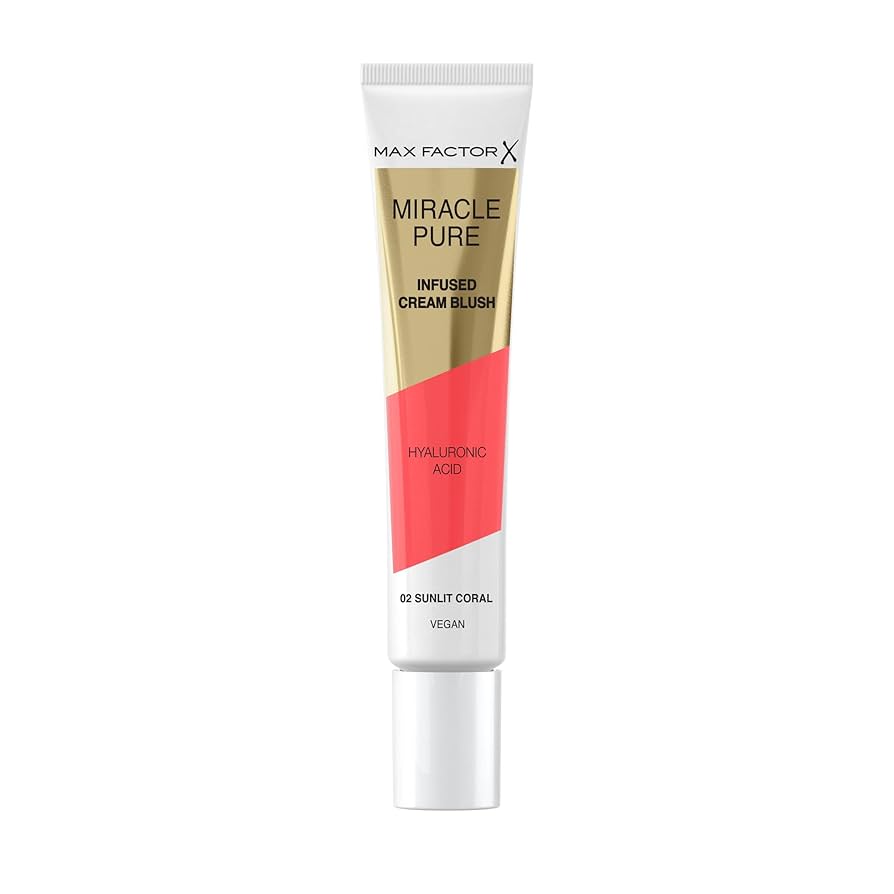 Max Factor Miracle Pure Infused Cream Blush - 02 Sunlit Coral