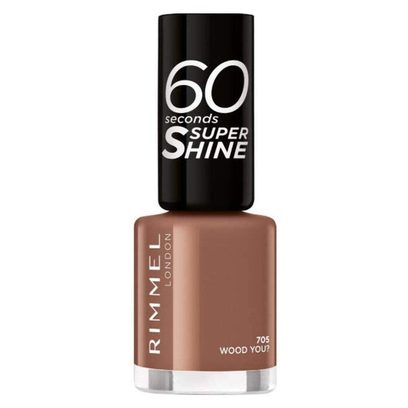 Rimmel 60 Seconds Super Shine Nail Polish - 705 Wood You?