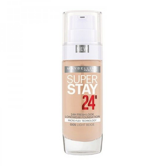Maybelline New York Long-Lasting Super Stay 24H Foundation  - 05 Light Beige