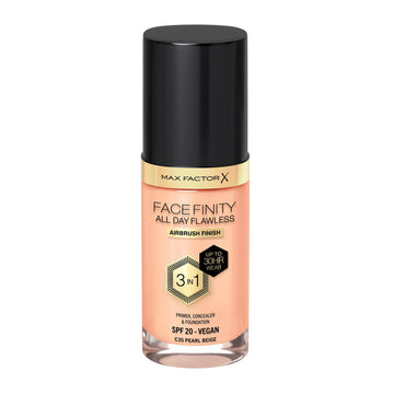 Max Factor Face Finity 3 In 1 All Day Flawless Foundation - 35 Pearl Beige