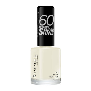 Rimmel 60 Seconds Super Shine Nail Polish - 703 White Hot Love