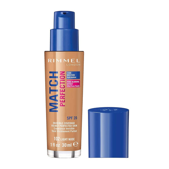Rimmel Match Perfection Foundation - 102 Light Nude
