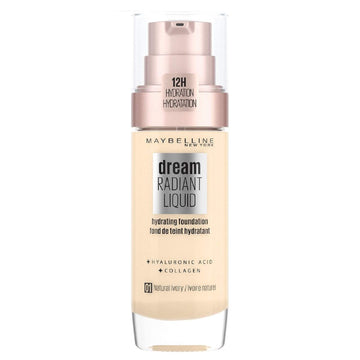 Maybelline Dream Radiant Liquid Foundation - 1 Natural Ivory