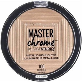 Maybelline Master Chrome Highlighting Powder - 100 Molten Gold