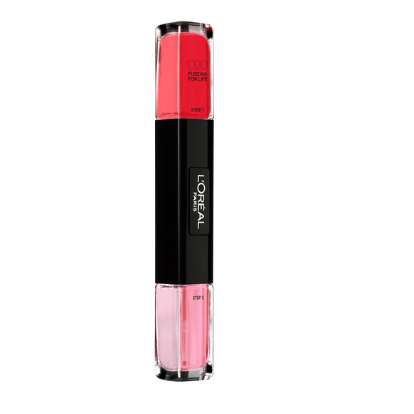 L'Oreal Paris Gel Effect Nail Polish Duo - 020 Fuschia for Life