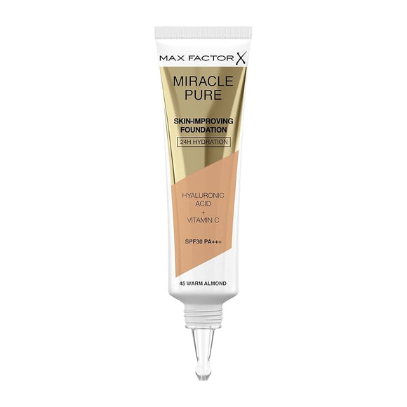 Max Factor Miracle Pure Foundation - 045 Warm Almond