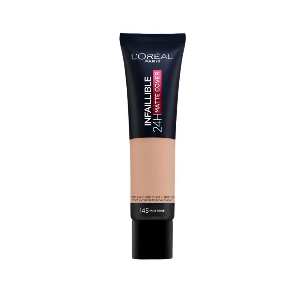 L'Oreal Infaillible 24H Matte Cover Foundation - 145 Rose Beige