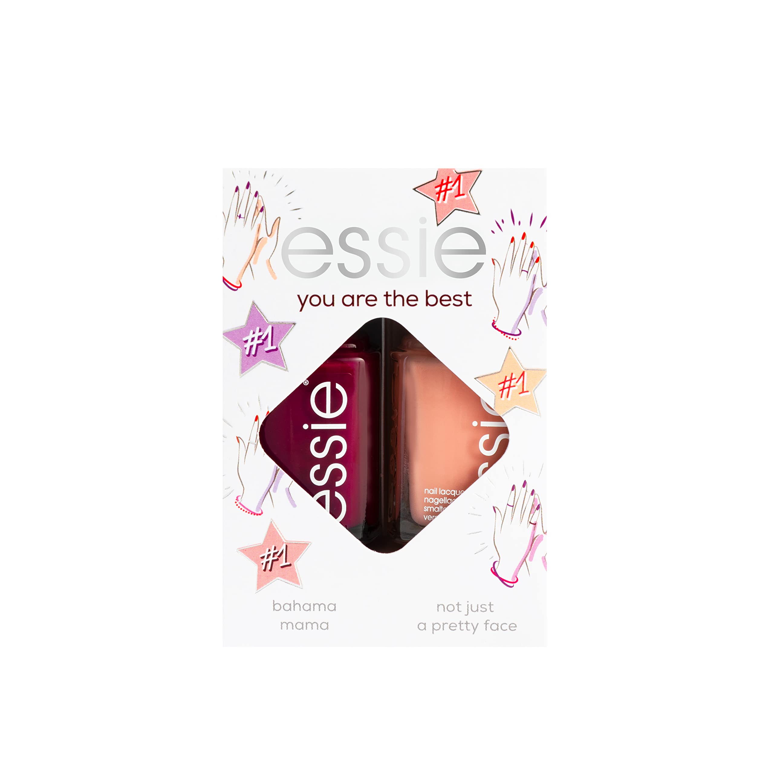 Essie You Are The Best Duo Nail Polish - Bahama Mama & Not Just A Pretty Face