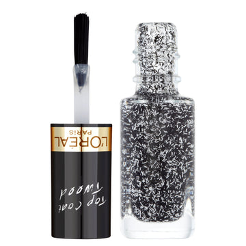 L'Oreal Paris Glam Shine Nail Top Coat - 918 Coco Tweed