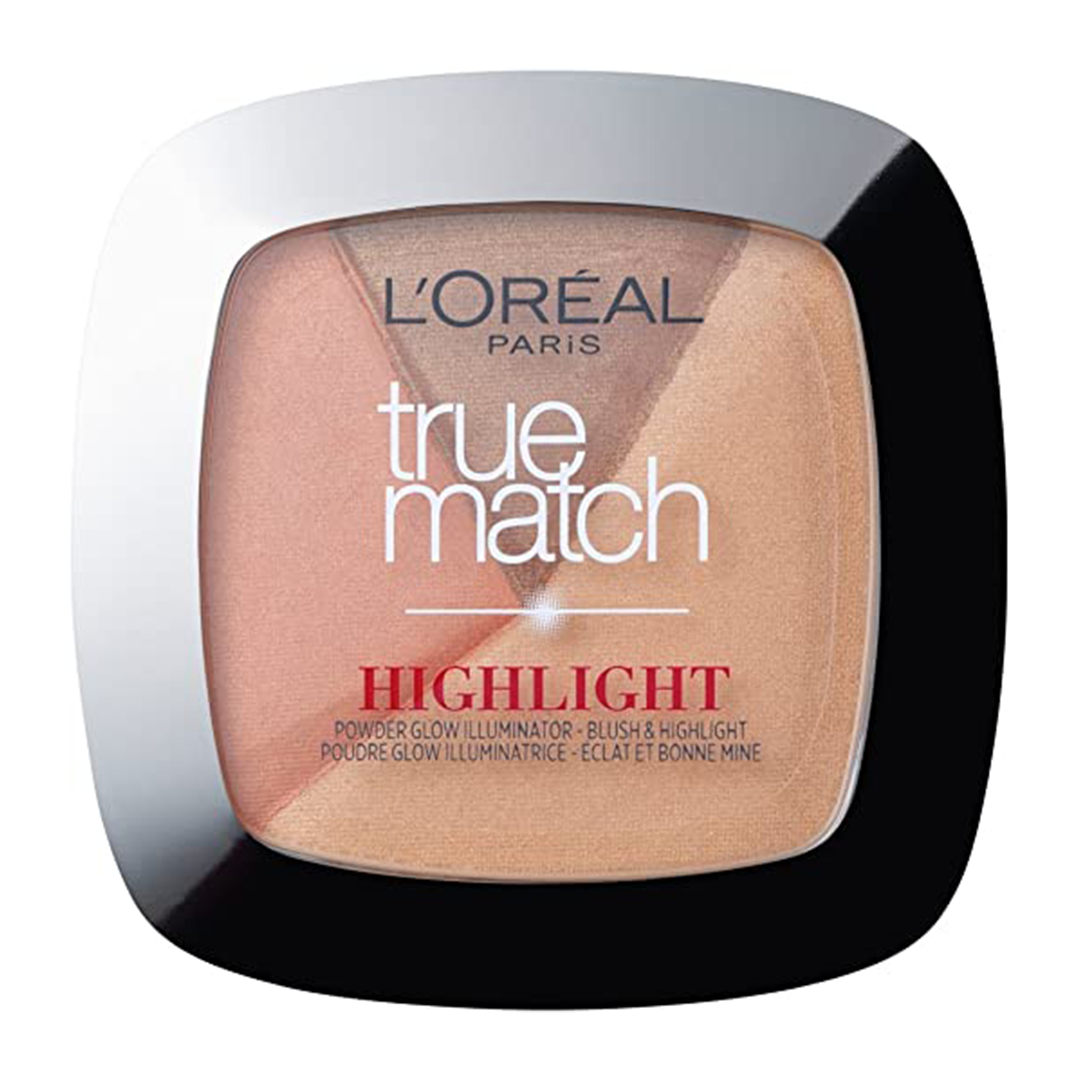 L'Oreal True Match Highlighter Powder Glow Illuminator Blush & Highlight - 102.D/W Golden Glow