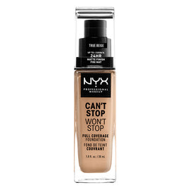 NYX Can't Stop Won't Stop Full Coverage Foundation - 08 True Beige