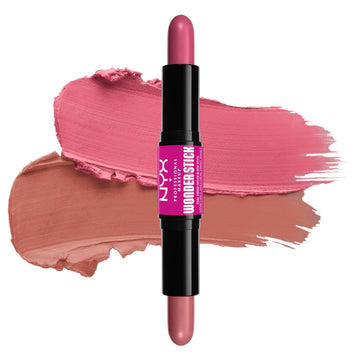 NYX Wonder Stick Duo - Ended Cream Blush Stick - 01 Light Peach + Baby Pink