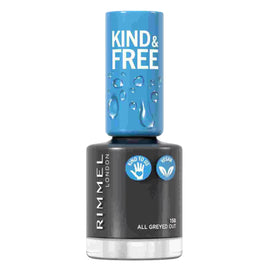 Rimmel London Kind & Free Nail Polish - 158 All Greyed Out