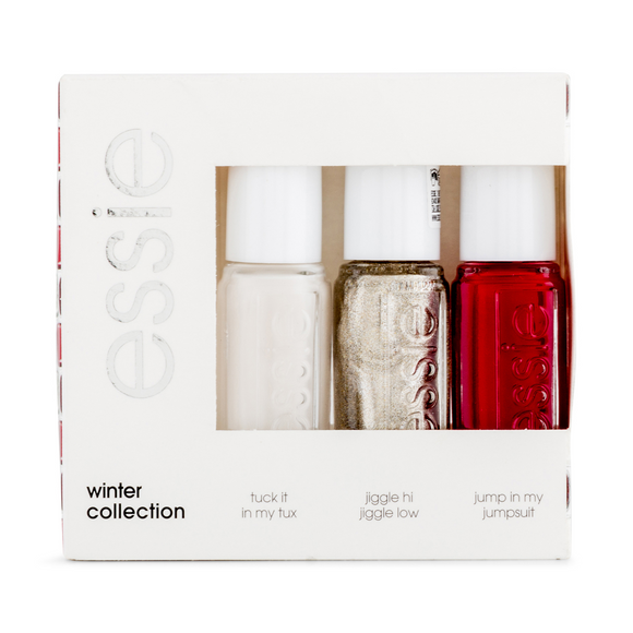 Essie Winter Collection Nail Polish - Tuck It In My Tux , Jiggle Hi Jiggle Low , Jump In My Jumpsuit