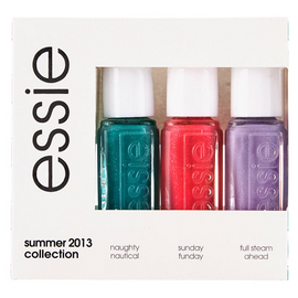 Essie Summer 2013 Collection - Naughty Nautical , Sunday Funday , Full Steam Ahead