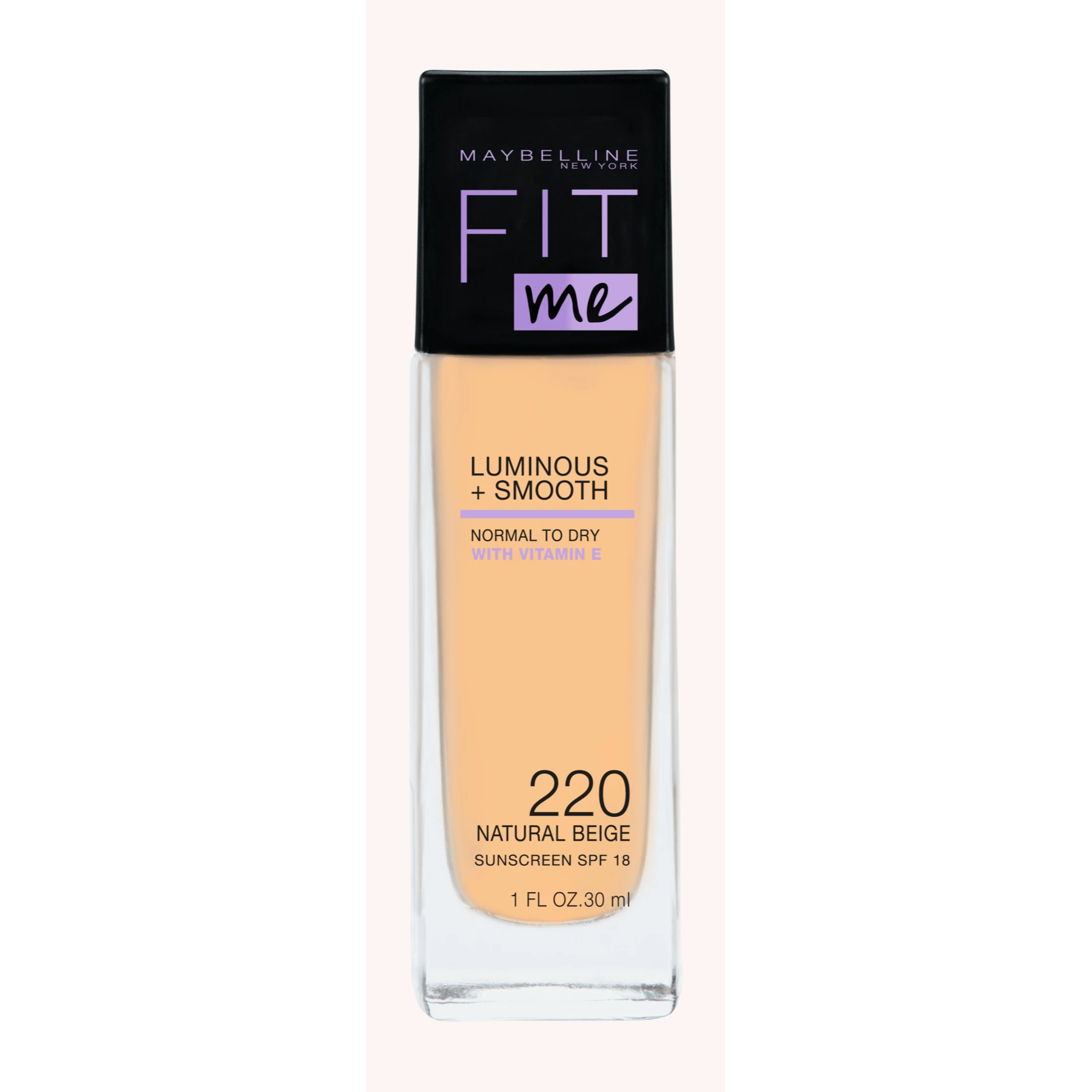 Maybelline Fit Me Luminous + Smooth Foundation - 220 Natural Beige