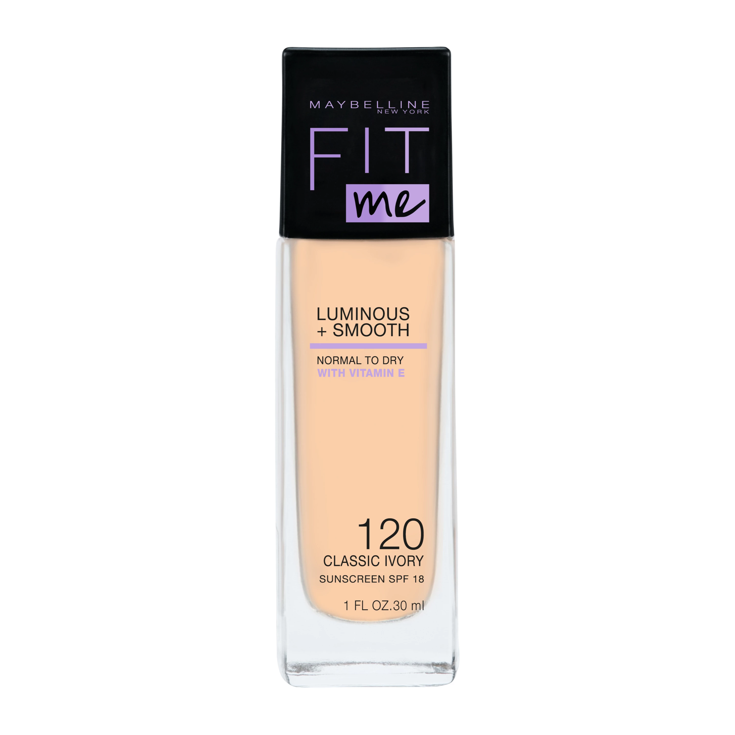 Maybelline Fit Me Luminous + Smooth Foundation - 120 Classic Ivory