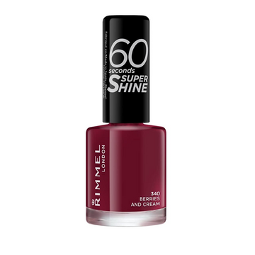 Rimmel 60 Seconds Super Shine Nail Polish - 340 Berries And Cream