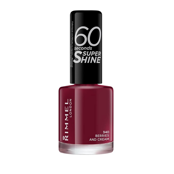 Rimmel 60 Seconds Super Shine Nail Polish - 340 Berries And Cream