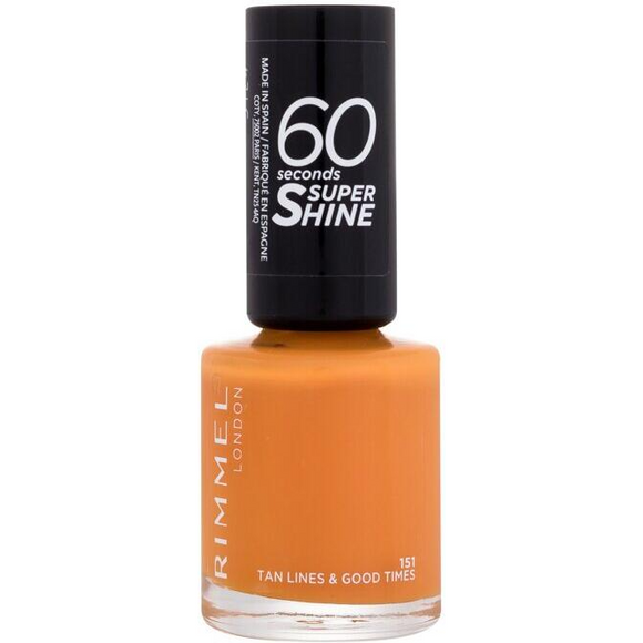 Rimmel 60 Seconds Super Shine Nail Polish - 151 Tan Lines & Good Times