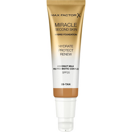Max Factor Miracle Second Skin Hybrid Foundation - 09 Tan