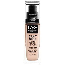 NYX Can't Stop Won't Stop Full Coverage Foundation - 1.3 Light Porcelain